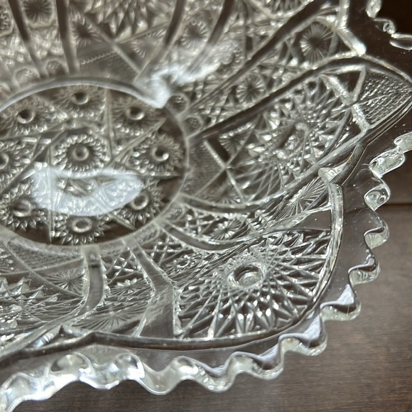 Vintage Bellaire Pattern Glass Bowl #505 by Imperial Glass Co. (Reproduction) - Picture 3 of 11